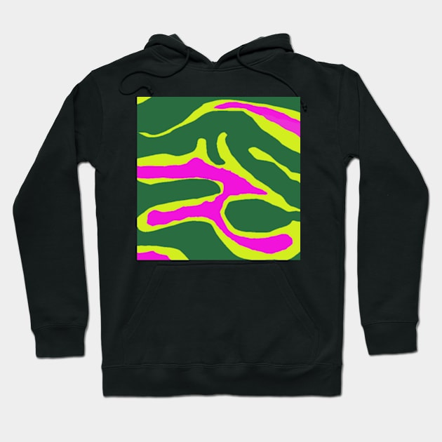 Magenta Rivers Hoodie by Deadfluffy